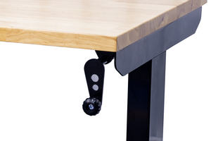 Mesa de altura ajustable, tablero de madera de 117cm para garaje mecánico, banco de trabajo silencioso, escritorio ajustable, escritorio de elevación, Material de alta calidad - Product Image 3