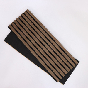 HEYES gran oferta panel de pared de listones acústicos de madera personalizado disponible fábrica insonorizada ignífuga fácil DIY panel decorativo para hotel - Product Image 3