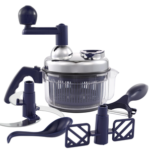 Chopper di verdure rotativo manuale da <span class=keywords><strong>cucina</strong></span> rapida PS tracchino di plastica a cipolla - Product Image 1