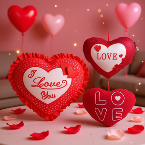 Corazones Rojos Mixtos Eb de 12 Pulgadas con Sonido, 3 Estilos, 24 Piezas, Suministros para el Día de San Valentín - Product Image 2