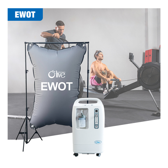 OLIVE VO2 Exercise with Oxygen Therapy Training System with Large Bag for Endurance Support & Mental Clarity