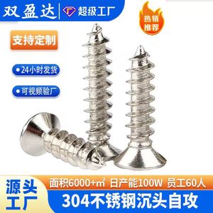Tornillos autorroscantes Phillips de acero inoxidable 304 Huashun Hardware, con cabeza avellanada, M1 M2 M3 M4 M5 M6 M8 para madera - Product Image 5