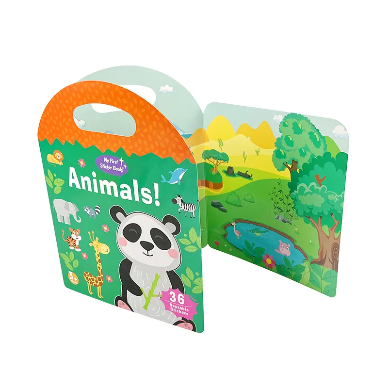 Best Selling Children Sticker Busy Book New Educational Toys Factory Custom Reusable Sticker Books for Toddler Girls Boys