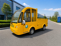 Nouveau camion utilitaire électrique 4x2, style pick-up 2 places, benne de 2 m, moteur AC 72V 100Ah 4KW, 40 km/h