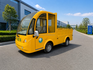 Carro de golf eléctrico utilitario de 2 plazas estilo pickup <span class=keywords><strong>con</strong></span> plataforma de carga de 2m, motor de CA de 72V 100Ah 4KW, carro <span class=keywords><strong>volquete</strong></span>, coche de patrulla, 40km/h - Product Image 1