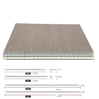 Lámina de Techo de PVC, Película Impermeable, Placas de Techo Suspendido de PVC, Revestimiento de Pared WPC, Paneles de Techo Falso con Aspecto de Madera