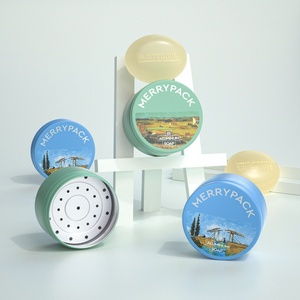 Contenedor de Jabón de Aluminio Personalizado al por Mayor con Relieve y Agujeros, Jabonera de Viaje, Envase para Barra de Jabón, Loción y Champú - Product Image 5