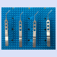 Instruments de greffe de cheveux en acier inoxydable, micro-pinces réglables, pince réglable, forceps pour implantation capillaire