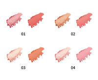 Palette de maquillage personnalisable double couleur à pigments minéraux intenses : blush mat, illuminateur, contour, étiquetage ODM, effet changeant de couleur