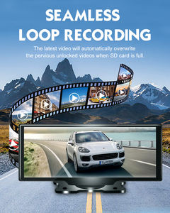 Carplay 10.26 pouces android Auto Vision nocturne double objectif Dashcam 4k voiture DVR caméra Dash Cam projet navigation <span class=keywords><strong>musique</strong></span> - Product Image 3