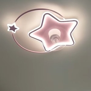 Çocuk Odası Aydınlatmaları, Vantilatör, Tam Spektrumlu Led Tavan, Sade ve Modern Yaşam Alanı, Yatak Odası, - Product Image 4