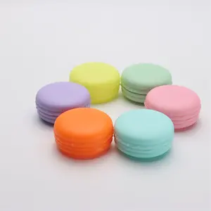 10ml Kunststoff PP Großhandel Macaron Kunststoff Flasche Creme Glas für kosmetische Verpackung