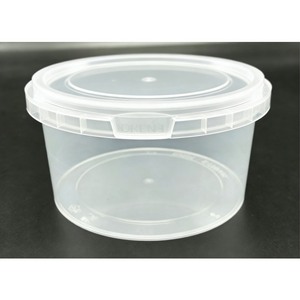 Reliable 500ml Transparent PP Large Capacity Bowl Round Plastic <b>Container</b> for Household Takeaway <b>Soup</b> and Noodle Serving - Product Image 4