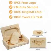 Flash Drive USB kayu Logo kustom kualitas tinggi 3.0 4GB-128GB PenDrive 2.0 hadiah terbaik untuk komputer ukuran memori bawaan 32GB