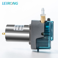Pompe doseuse chimique micro-mini médicale Baines 300 ml/min 12v 24v DC OEM, distributeur chimique, pompe péristaltique de dosage