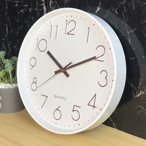 Reloj de Pared Redondo de Plástico de <span class=keywords><strong>30</strong></span> cm (12 Pulgadas), Silencioso, Decorativo para el Hogar, Nuevo Producto en Oferta - Product Image 1
