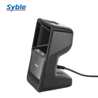 Escáner de Código de Barras con Cable Syble, Lector de Código de Barras de Escritorio Omnidireccional 2D, Compatible con Códigos QR, OEM/ODM