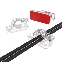 Clip de fixation en nylon en forme de R, best-seller transfrontalier, pour câbles, organisateur de fils, vis pour fixation de câbles de lampe