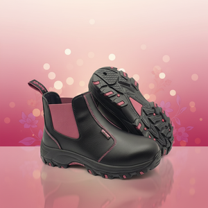 <span class=keywords><strong>Scarpe</strong></span> <span class=keywords><strong>Antinfortunistiche</strong></span> <span class=keywords><strong>Leggere</strong></span> con Punta in Acciaio per Donne, Stivali da Lavoro in Vera Pelle, Sneakers Traspiranti Anti-Impatto per Edilizia e Industria - Product Image 1