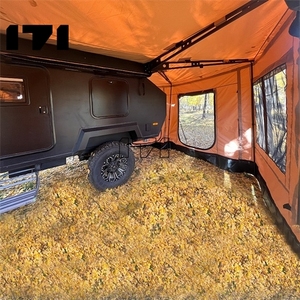Camping-car remorque Cruiser 3-<span class=keywords><strong>4</strong></span> personnes Pop Up <span class=keywords><strong>4</strong></span>*<span class=keywords><strong>4</strong></span> Wd Suv tente de toit de voiture 270 degrés <span class=keywords><strong>caravane</strong></span> <span class=keywords><strong>auvent</strong></span> à vendre - Product Image 5
