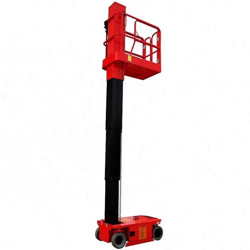 Lifter Aerial Work Platform High Quality Single Double Mast vertical Lift Workbench For Sale Electric Order Picker