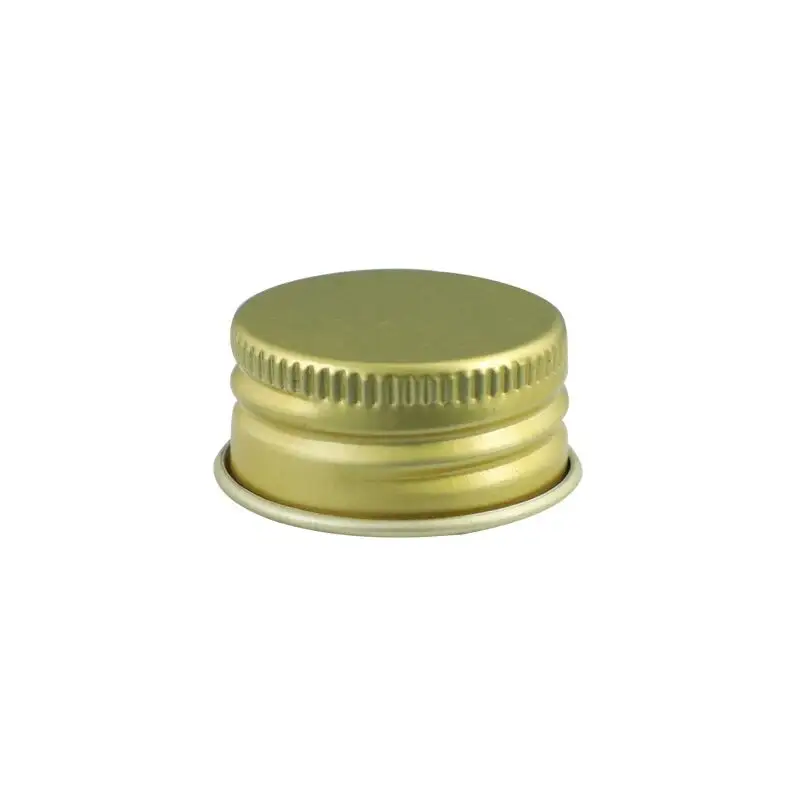 Factory 18/410 24/410 20/410 silver gold coloured aluminium screw caps for bottles