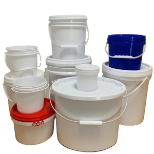 Không thấm nước Thùng nước lưu trữ xô tùy biến nhiệm vụ nặng nề với nắp xử lý nhựa sơn xô - Product Image 2