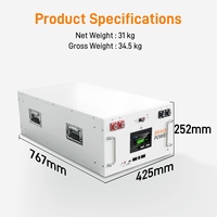 Boîtier DIY JK-V19 48V en stock en Pologne avec EVE280K EVE314AH REPT320AH CALB314AH MARKO pour installation photovoltaïque DIY