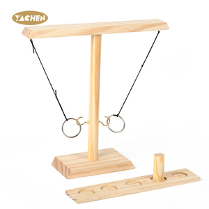 Yachen New Arrival Indoor Outdoor Holiday Party Fun Family <strong>Games</strong> Wooden <strong>Hook</strong> <strong>and</strong> <strong>Ring</strong> <strong>Toss</strong> <strong>Game</strong> for Adults - Product Image 6