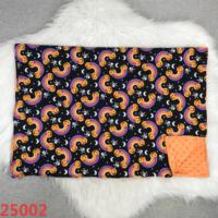 Literie OEM pour bébé d'Halloween Couverture en tissu doux multi-usages imprimée sur mesure Crâne Lait de vache Soie tricotée Technics Halloween Jeté