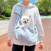 Nouveau sac à bandoulière pour animaux de compagnie, automne-hiver, portable pour chats et chiens, adapté aux Bichons et petits chiens, sac à dos de transport pour animaux de compagnie pour les voyages en plein air