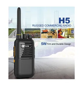 Best Selling HYDX-H5 Rugged Commercial Radio 5 Watt 16 Channels Ham Radio Woki-toki Amateur Wireless Radio Transceiver