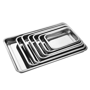 Bandeja Quirúrgica Cuadrada Manual de Acero Inoxidable 304 KSMED, Esterilizada, con Certificación CE y 1 Año de Garantía - Product Image 2