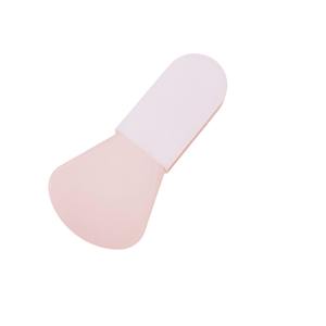Tragbare Mini-Silikon-Gesichts masken bürste mit flachem Kunststoff griff Einzel artikel für Foundation-Gesichts reinigung und Schönheits pflege - Product Image 4