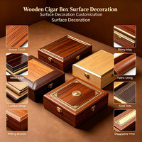 Emballage personnalisé pour cigares en bois écologique et durable, placage de cèdre, taille, forme, couleur, finition, logo, structure de humidor
