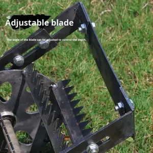 Bêche à main améliorée avec roue épaissie et élargie à bords dentelés pour un désherbage <span class=keywords><strong>efficace</strong></span> et un ameublissement du sol - Product Image 3