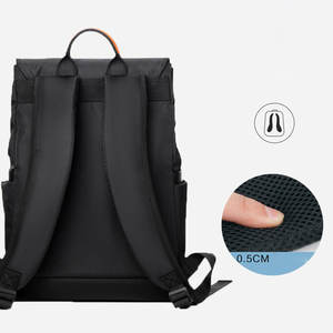 Custom Waterproof Business Men <b>Backpack</b> Custom Laptop School Bag Big Capacity <b>Black</b> <b>Backpack</b> - Product Image 3