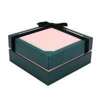 Boîte cadeau rigide en papier écologique de luxe avec impression de logo personnalisé, finition mate, pour ensemble de soins de la peau, avec couvercle magnétique.