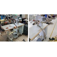 Machine à coudre pour la couture et l'assemblage de leggings sans couture avec ruban d'étanchéité intégré