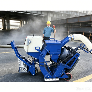 Macchina Portatile Manuale per Sabbiatura / Sabbiatrice Mobile per Pulizia di Pavimenti in Calcestruzzo con PLC in Acciaio - Product Image 2