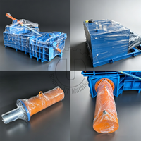 Presse à balles hydraulique horizontale automatique pour le recyclage des déchets de métal, acier, aluminium, cuivre et alliages