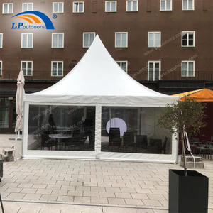 Tente de fête gazebo pagode à cadre en aluminium de luxe à vendre ou à louer pour un événement de mariage romantique - Product Image 1