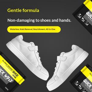 <span class=keywords><strong>Toallitas</strong></span> Húmedas Desechables Blancas para Zapatos Shake Tone, Limpieza y Descontaminación Deportiva, Sin Necesidad de Lavar, Empaque en Caja de Plástico, Modelo 1001, OEM ODM - Product Image 2