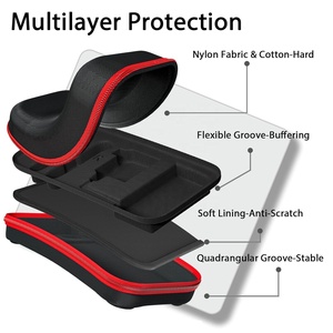 El más nuevo Protector EVA organizador bolso bolsa de almacenamiento estuches de viaje para Nintendo <span class=keywords><strong>Switch</strong></span> accesorios de consola de juegos de plástico soporte - Product Image 6