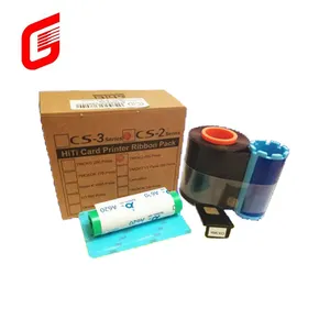 Compatible CS-2 Series Full Panel YMCKO-C6 Color Ribbon for HITI CS-220e Card Printer