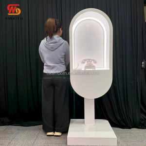 Cabina Telefónica Blanca con Luz LED y Letrero de Neón para Decoración de Bodas, Eventos y Fiestas - ¡Oferta! Deja un mensaje - Product Image 3