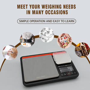 เครื่องชั่งครัวดิจิตอลแบบมีไฟพื้นหลัง LCD ขนาด 10 กก. สำหรับชั่งอาหาร - เครื่องชั่งอาหารอิเล็กทรอนิกส์ทรงสี่เหลี่ยมพร้อมการวัดที่แม่นยำ - Product Image 3
