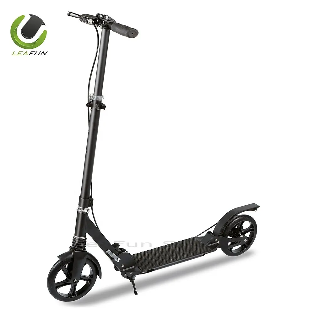 Best Sell Adult Folding Kick Scooter 2 Wheel Aluminum Kick Scooter With 200mm Big Wheel,Manufacturer Direct Price
