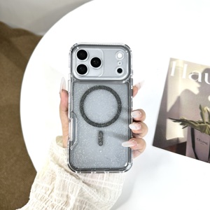 Custodia per telefono estetica antipolvere magnetica in TPU colorato con glitter epossidico di alta qualità per <span class=keywords><strong>VIV</strong></span> Y05 4G - Product Image 3