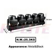 FEIYUEYUE DMX 5X120W LED RGB Ring Moving Head Matrix Beam Light avec angle de faisceau de 3 à 30°, 25,3 kg, AC90-240V